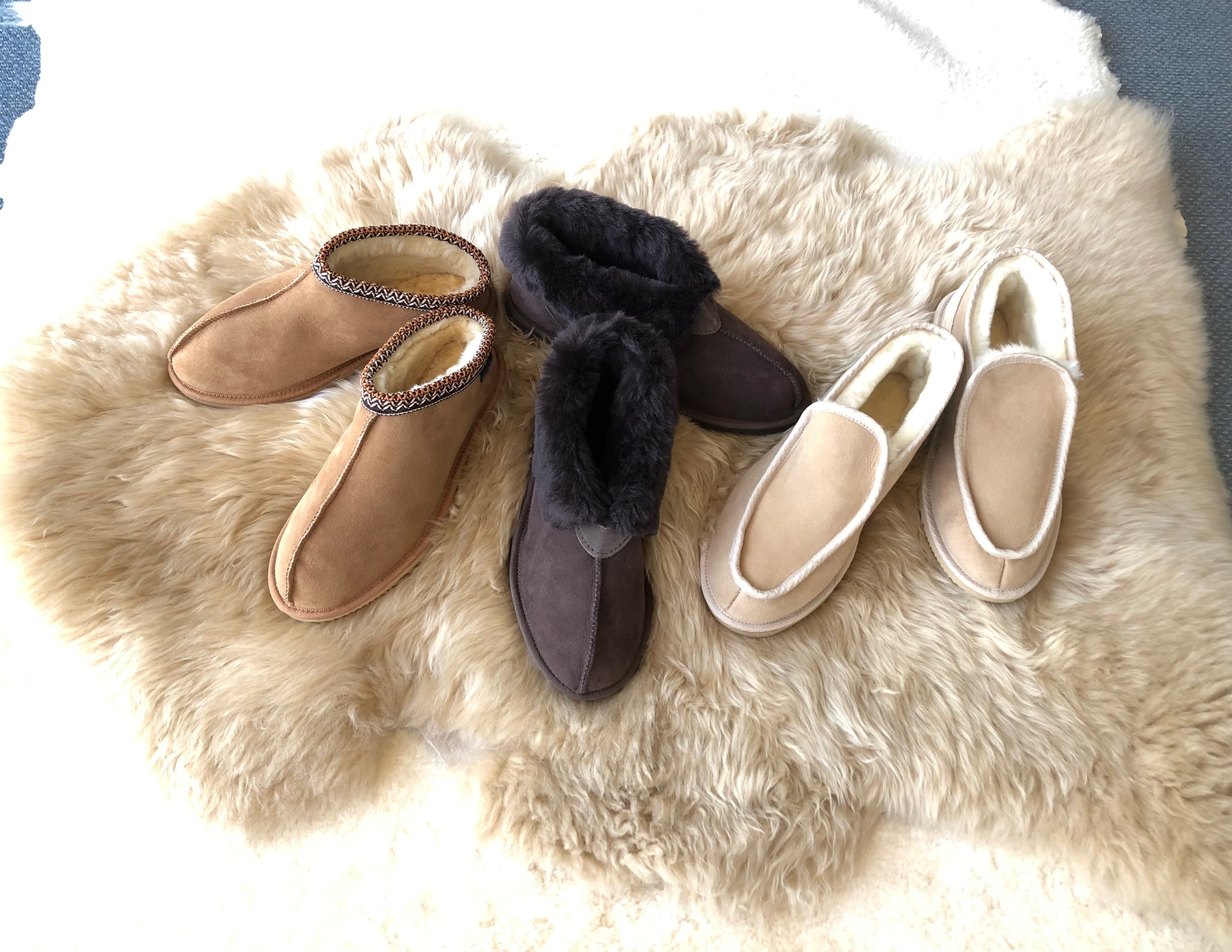 Aldi mens slippers online sheepskin