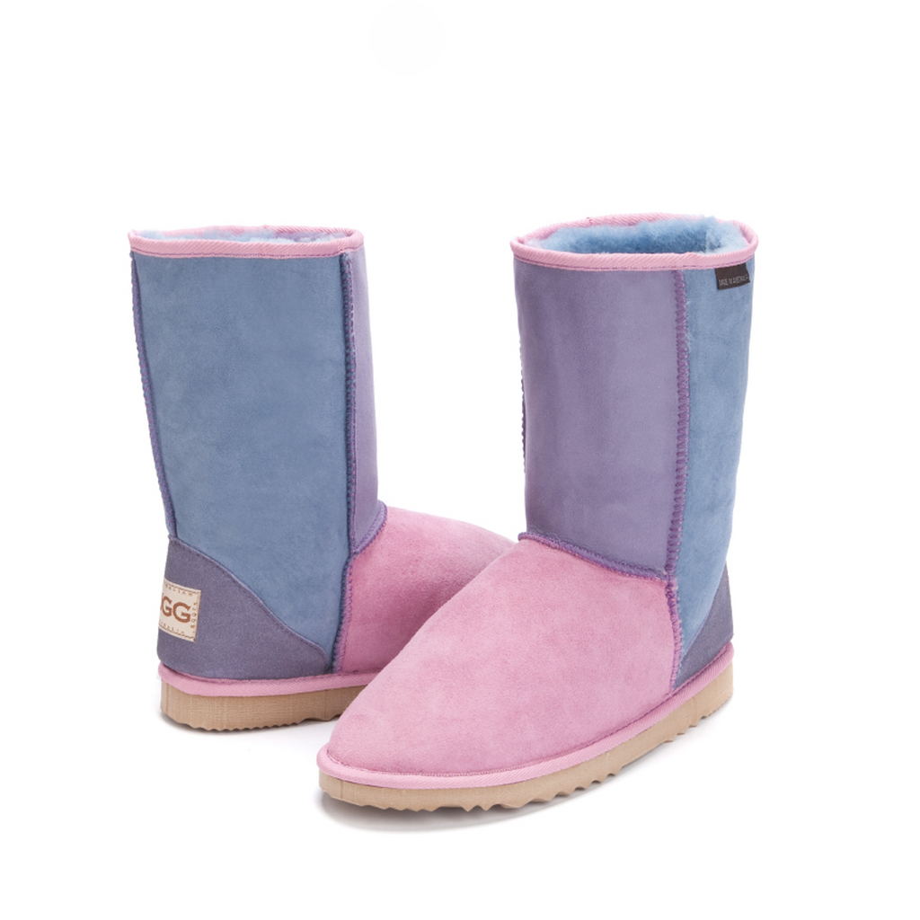 pink and blue uggs